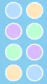 aqua background and dots