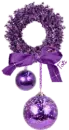 Cute Purple Wreath