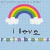 i love rainbows