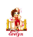 Red dress doll - Evelyn