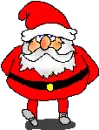 santa walking