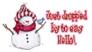 just saying hello