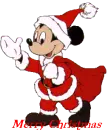 mickey as santa 