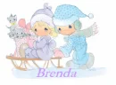 christmas with name brenda