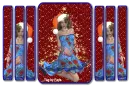 Let It Snow Blue Lady