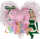 Chrissy Heart Santa - Merry Christmas