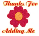 THANKS FOR THE ADD