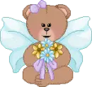 Angel Bears - Flowers