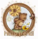 hello friend teddy bear