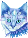 blue cat