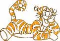 Tigger relaxing