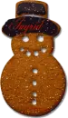 Ingrid snowman gingerbread cookie