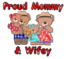 Cowboy Teddies- Proud Mommy & Wifey