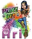 Ari - peace out girl