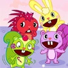Flaky, Nutty, Toothy, and Cuddles.