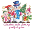 Chrissy Snowy Family - Christmas Wishes from my Family to Yours.