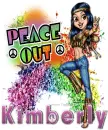 Kimberly - peace out girl