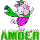 Piglet winter- Amber
