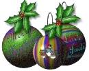 CHRISTMAS ORNIMENT LOVE JUDI