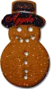 Aggela Gingerbread Snowman Cookie