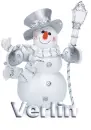 SILVER SNOWMAN