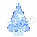 Michael Blue Christmas Tree