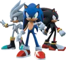 sonic shawdow and silver