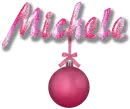 Pink ornament- Michele