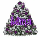 Purple Christmas Tree: Adina
