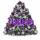 Purple Christmas Tree: Denise