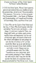 Prayer In Honor Of The Holy Spirit