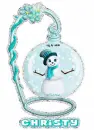 Snowman ornament with Christy name
