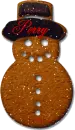 Perry Gingerbread Snowman Cookie