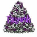 Purple Christmas Tree: Fayeth