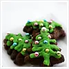 Christmas tree cookies
