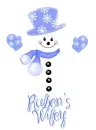 ruben's wifey snowman