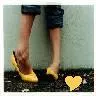 yellow pumps