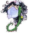 mermaid on a bubble