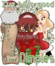 Dimples - pinup toon