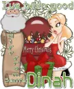Dinah - pinup toon