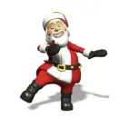 Dancing Santa Claus