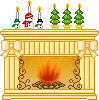 christmas fireplace