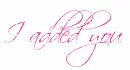 I added you!