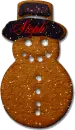 Steph Gingerbread Snowman Cookie