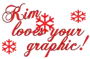Kim loves your graphic