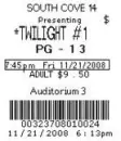 twilight ticket