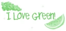 i love green!