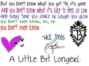 A Little Bit Longer