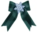 Teal bow