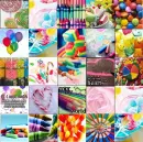 bright collage